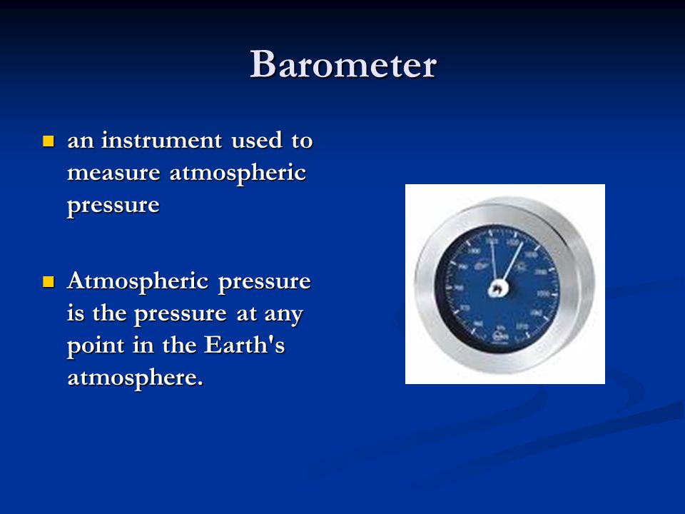 WEATHER INSTRUMENTS. ppt video online download